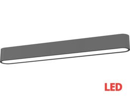 Plafoniera SOFT LED graphite 60x6 plafon 7527 Nowodvorski