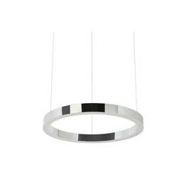 Lampa Ledowa Okrąg King Home Ring 40 cm Silver