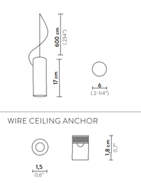 Dodatkowy zwis do lampy Slamp Nuvem