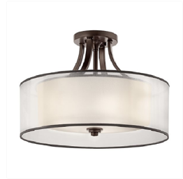 Lampa sufitowa Elstead Lighting Lacey KL-LACEY-SFM-MB