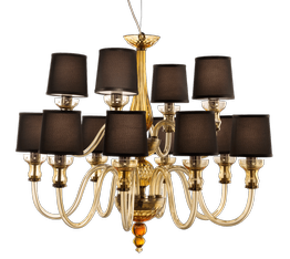 225/8+4 Italamp Zwis czarny