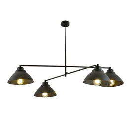 Wisząca lampa MAVERICK 4 BLACK  czarny (1211/4) - Emibig