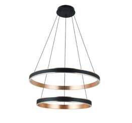 Nowoczesna Lampa  Azzardo Rio 50+70 3-Step BIMM BK/GO AZ5779