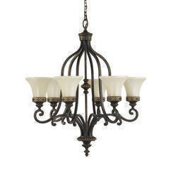 Żyrandol Elstead Drawing Room RM6 FE/F2224/6WAL