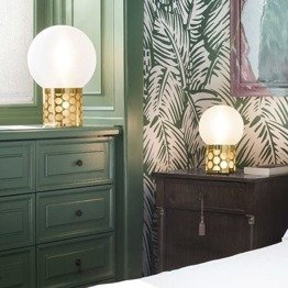 Lampka stołowa Slamp Atmosfera M złota