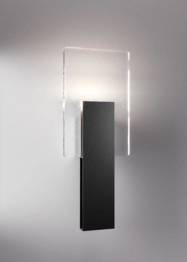 Fabbian Amullette Kinkiet LED F56 D12 21 Antracyt 2700K