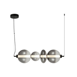 Lampa wisząca Italux Sonte PND-24352-36W-BK-SG Czarna