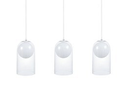 Berella Light Tiga 3 Żyrandol na listwie nad wyspę kolor biały BL0522