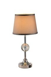 Lampka stołowa wejście USB Dann Lux Design LEO CH-T DLD53007 Chrom