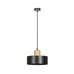Lampa wisząca TORIN 1 BLACK czarny (1046/1) - Emibig