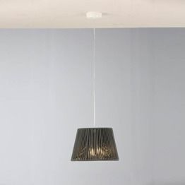 Conga 26801/30 czarny/nikiel satyna 30 cm Oprawa Wisząca OLE iluminacion