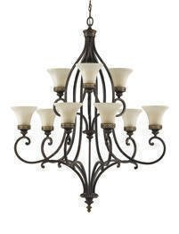 Żyrandol Elstead Drawing Room RM9 F2225/6+3WAL