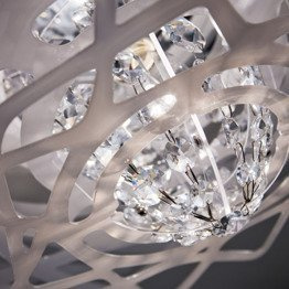 Plafoniera Slamp Aurora mini biała