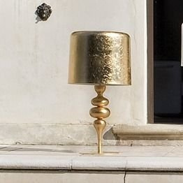 Eva TL3+1G Lampa Stołowa Masiero złota