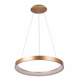 Lampa wisząca Italux Brasco PND-53675-078RPC-GD-3KS4K-TRDIMM Złota