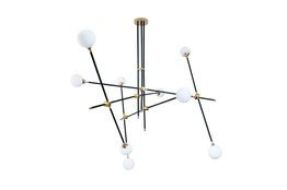 Berella Light Intose 9 Zwis z białymi kulami kolor czarny/złoty BL0232