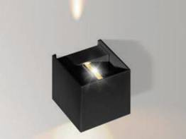 Azzardo Gambino Lampa ścienna AZ4148 Czarna