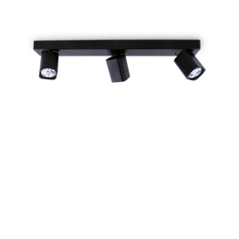 Lampa Sufitowa Ideal Lux Rudy Pl3 Square Nero 321516