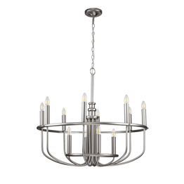 Capitol KL-CAPITOL-HILL12-BN Elstead Lighting Lampa wisząca