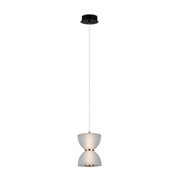Lampa wisząca Italux Tica PND-83949-1-BK Czarna