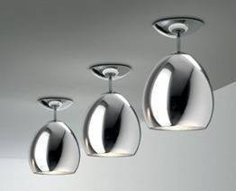 GOLF PL/SP chrom Plafon Leucos