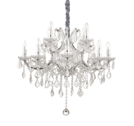 Żyrandol  Ideal Lux NAPOLEON SP12 CROMO