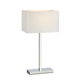 Lampka stołowa 106305 Srebrno-Biała SAVOY Markslojd