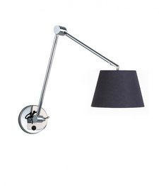 Lampa Ścienna Adam S czarna Azzardo AZ1843+AZ2600