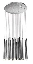 Led Organic Chrom P0175D Lampa wisząca MaxLight ze ściemniaczem