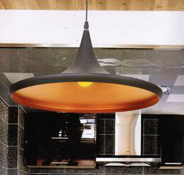 Lampa Wisząca Czarno-Złota  AZZARDO Chink AZ1407