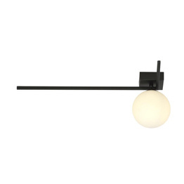 Lampa sufitowa IMAGO 1F BLACK/OPAL czarny (1130/1F) - Emibig
