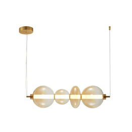 Lampa wisząca Italux Sonte PND-24352-36W-AB-AMB Antyczny matowy brąz