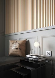 Pujol Sunset P-195 Lampka stolikowa w kolorze chromowym