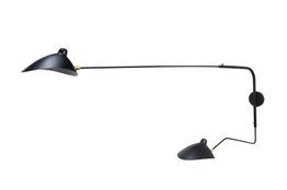 Berella Light Estra 2 Kinkiet duży na wysięgniku czarny loft BL0249