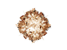 Lampa sufitowa włoska Slamp Veli kolor miedziany średnica 53 cm