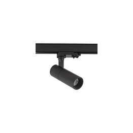 Czarny Spot TINOS LED 10W, 3000K do 3-obwodowego systemu szynowego Nowodvorski 10396