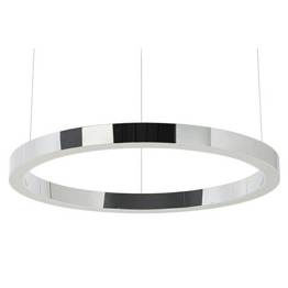 Lampa Ledowa Okrąg King Home Ring 80 cm Silver