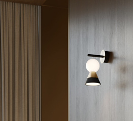 Włoska Lampka ścienna Masiero Bozu TL