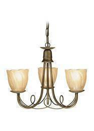 Żyrandol Elstead MINSTER MN3 BLK/GLD