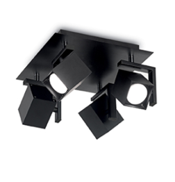 Plafoniera Ideal Lux MOUSE PL4 NERO