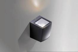 Azzardo Rezia AZ4344 Ciemnoszara Lampa Ścienna Zewnętrzna