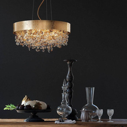 Ola S6 60 Oprawa Wisząca Włoska Masiero złota