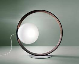 GIUKO T1 Lampa Stołowa heban Leucos