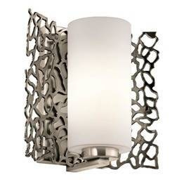 Silver Coral KL/SILCORAL1 Kinkiet Elstead Lighting
