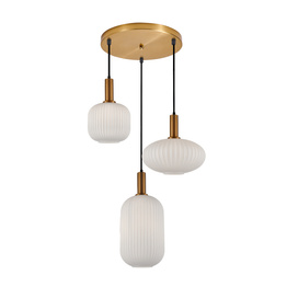 Lampa Wisząca Italux Della Pnd-31982-3-Gd