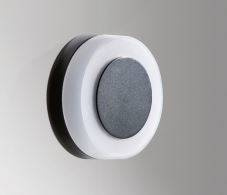 Azzardo Enok Round Lampa ścienna AZ4460 Ciemnoszara