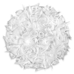 Lampa sufitowa włoska Slamp Veli kolor biały średnica 78 cm