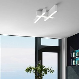 Plafoniera Sforzin Magnesia T275 biała 13,5 W LED