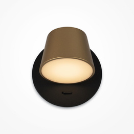 Kinkiet Pixel czarny-Mosiądz (MOD421WL-L6BBS3K) - Maytoni