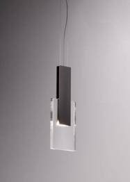 Fabbian Amullette nowoczesny Zwis LED F56 A11 21 3000K Antracyt